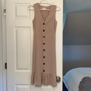 Monteau linen dress